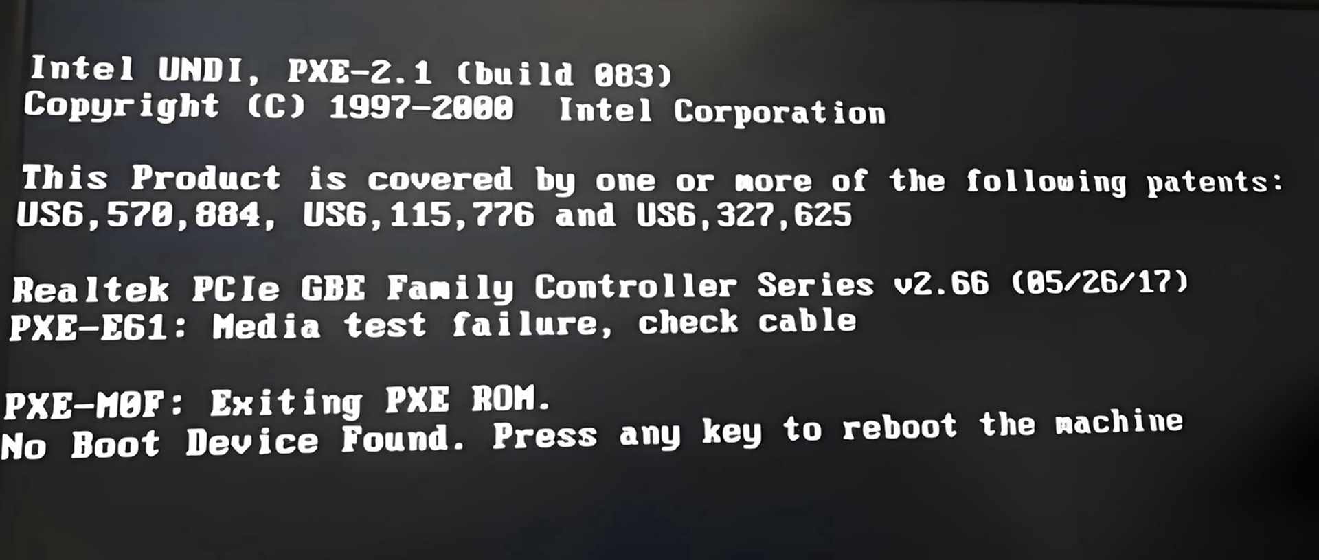 Windows 电脑开机提示 “无法找到启动设备” 怎么办?